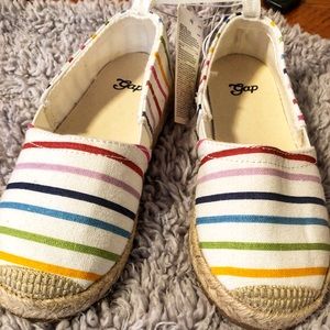 *FIRM*Gap Stripe Espadrille Slip-On Shoes